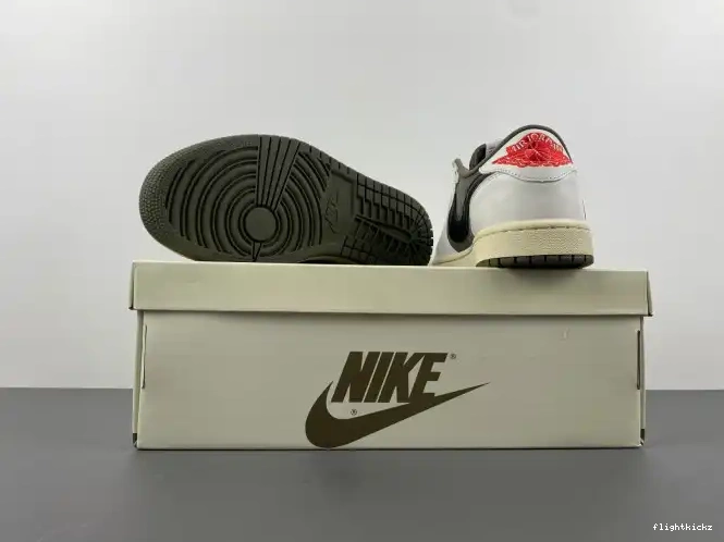 X AIR JORDAN MEDIUM DM7866-200 LOW 1 OLIVE SCOTT OG TRAVIS 0602